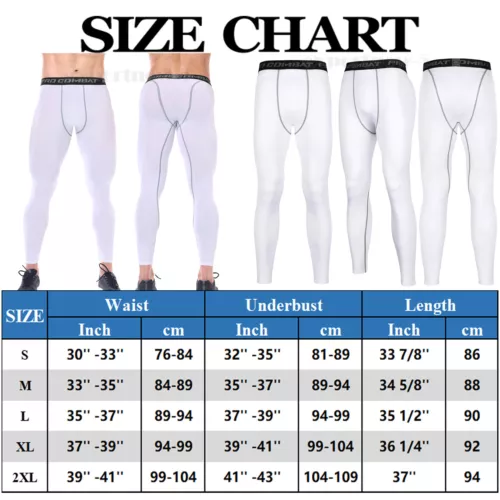Herren Kompressions Leggings Hose Trousers Fitness Baskerball Jogginghose HEISS - Bild 21 von 24