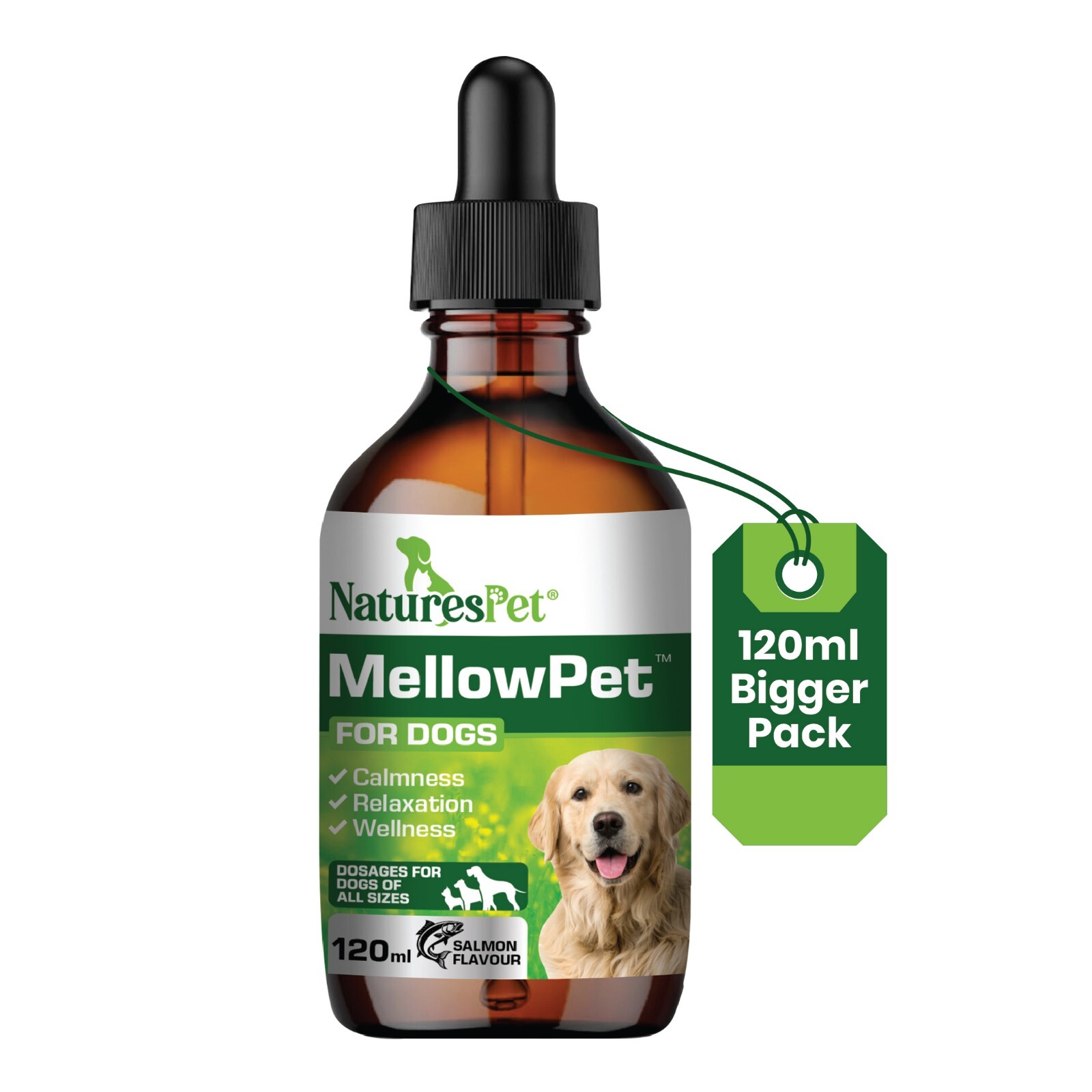 MellowPet for Dogs – Advanced Calming Supplement for Stress and Anxiety 120ml