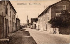 Old postcard Belleville - Route Nationale (182931)