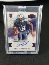 Tajae Sharpe 2016 Panini Honors Rookie Auto 74/75 Tennessee Titans