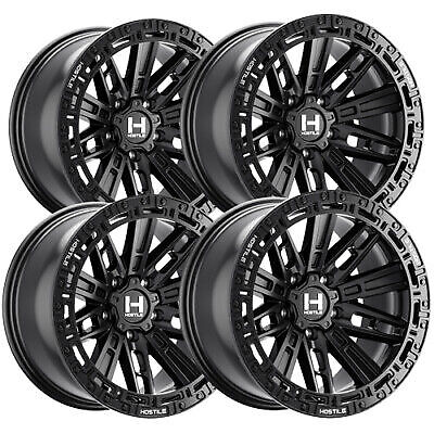 Set of 4) Hostile H129 Mojave 17x9 5x5