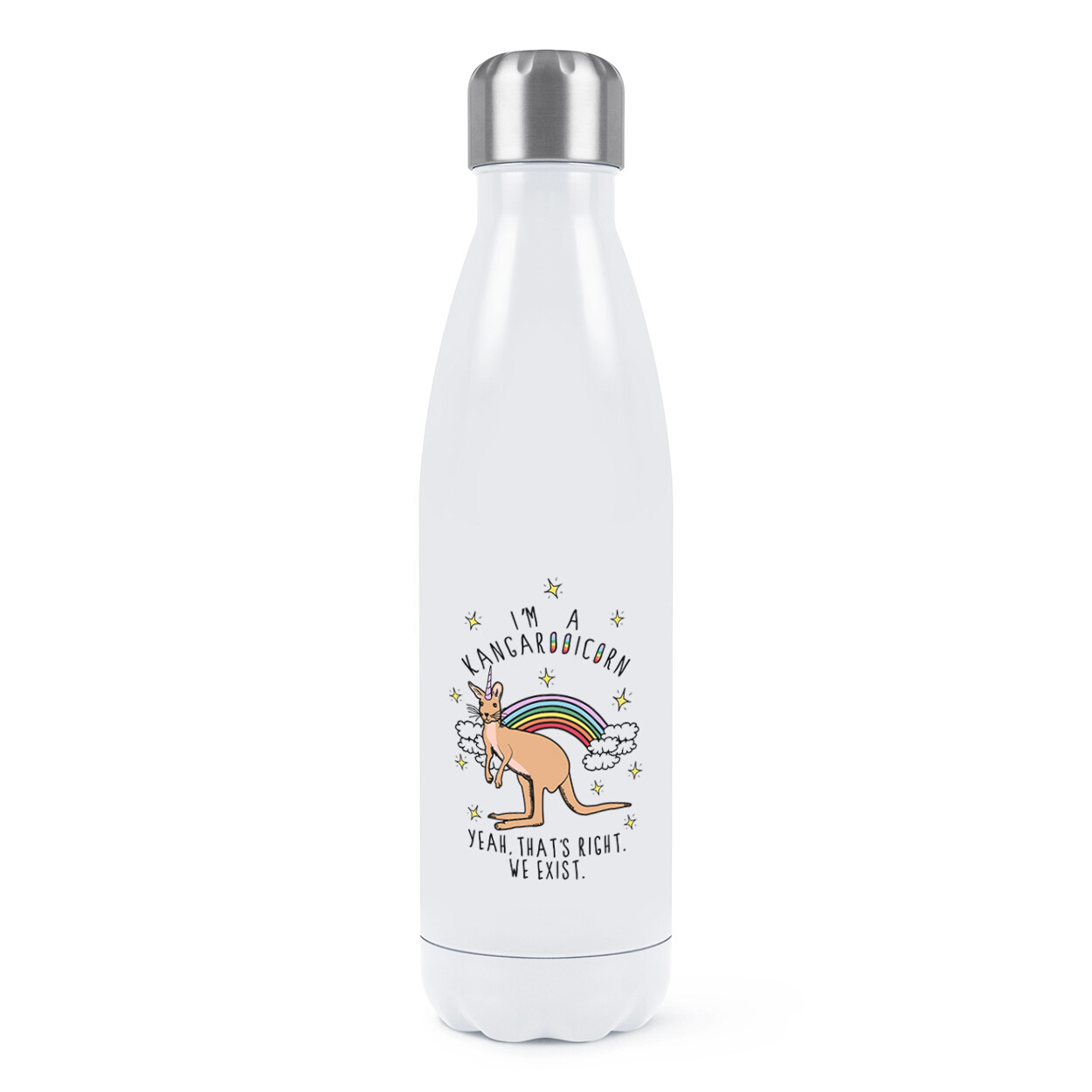 I'm A Kangarooicorn Double Wall Water Bottle Kangaroo Unicorn Thermal Funny