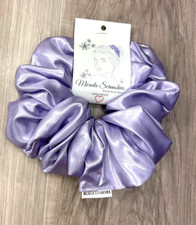 Scrunchies Ida Hair accessories Sz XXL Micaela Scrunchis Lavendar Liquid Satin