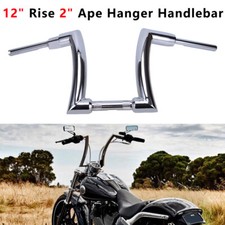 DNA MONSTER 12 " Rise 2" Ape Hanger Handlebar For Harley Dyna Glide FXS Touring
