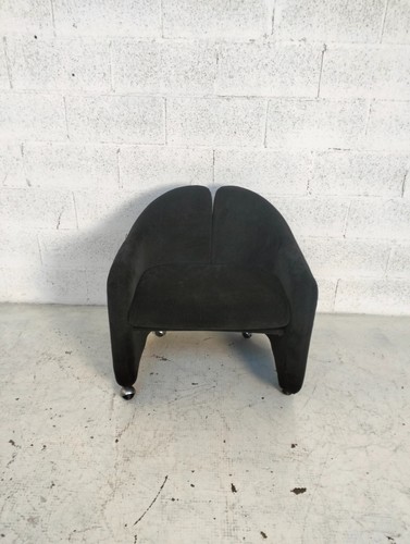 Set of 4 wheeled chairs PS142 mod. By Eugenio Gerli for Tecno 70's, Italy - Picture 10 of 12