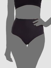 Commando Women's Black Zone Stretch Smoothing Thong Panties Size L