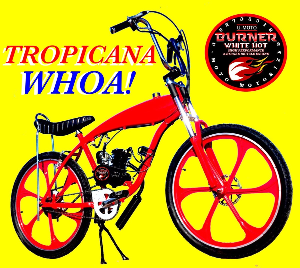 COMPLETE DIY 2-STROKE 66CC/80CC MOTORIZED BICYCLE KIT WITH 29