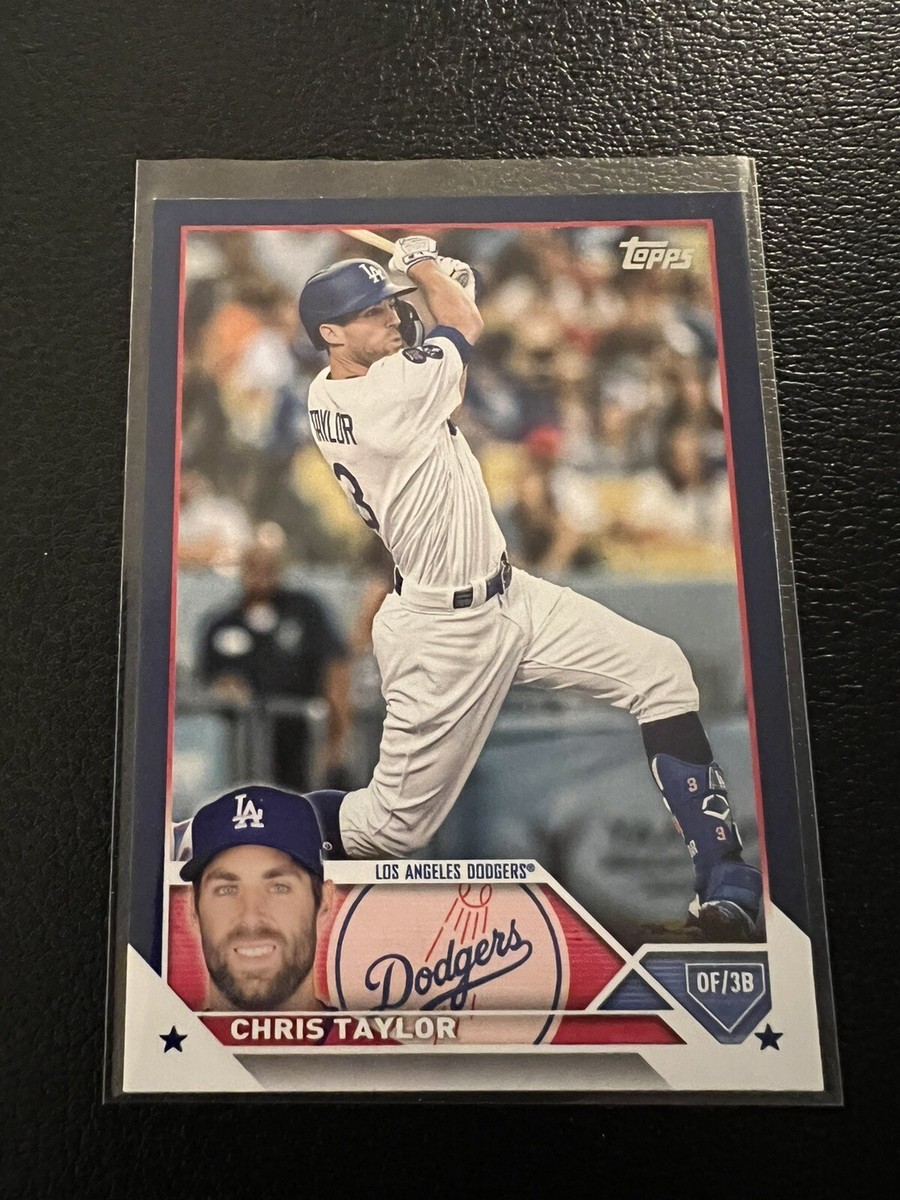 Chris Taylor 2023 Topps Blue Border Parallel #562 Los Angeles