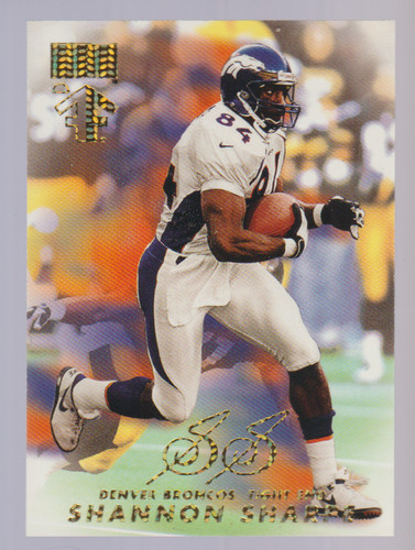 Shannon Sharpe [Fleet Farm] #113 1998 Skybox Premium card