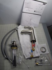 Spring WFE16467NN Single Lever Waterfall Lavatory Faucet Brushed Nickel NEW