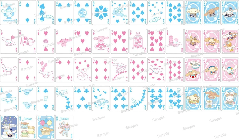 Bicycle Sanrio Cinnamoroll Playing Cards / Trump / Rare - Image 4 of 4