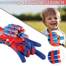 For Spider-Man Spiderman Glove Web Shooter Dart Launcher Toy Halloween Kids