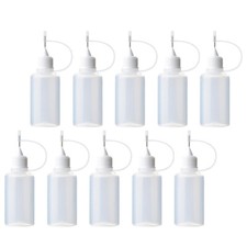 10pcs Needle Tip Squeeze Bottles Dispenser for Fine Detail Acrylic Painting 30ML
