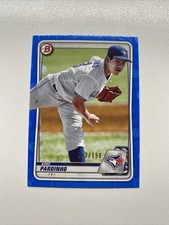 2020 Bowman Prospect Eric Pardinho Blue Border /150 Toronto Blue Jays BP-135