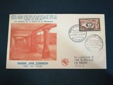 FRANCE PREMIER JOUR FDC YVERT 987 ARCADES PLACE DE STENAY 15F STENAY 1954