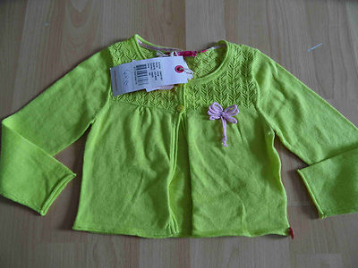CAKEWALK schöne Strickjacke POLDY gelbgrün o. kobaltblau Gr. 92  NEU