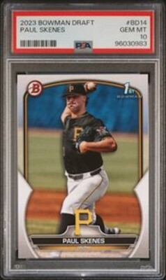 2023 Bowman Draft Paul Skenes PSA 10 | eBay