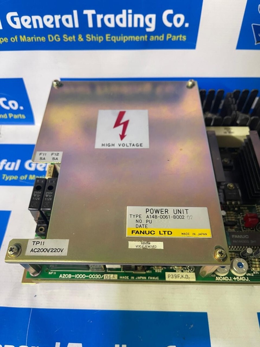 Fanuc A20B-1000-0030/06A PCB board with power unit A14B-0061-B002 