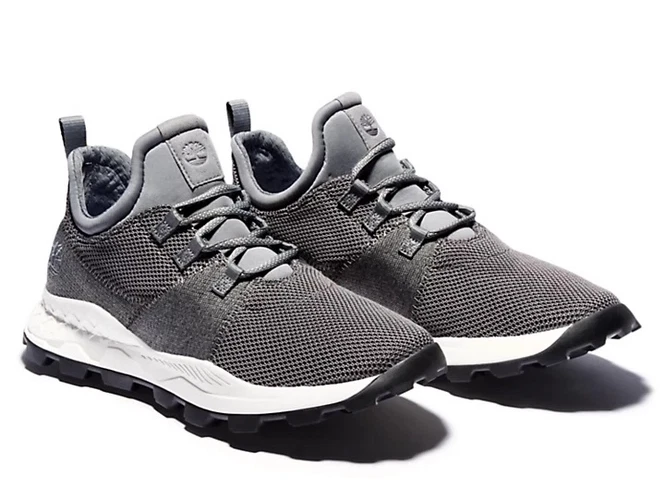 Timberland Brooklyn Flexi Knit Oxford Medium Grey Knit scarpe da uomo sneaker 41