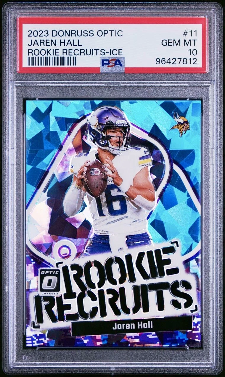 Jaren Hall Panini Donruss Optic Rookie Recruits #11 Ice