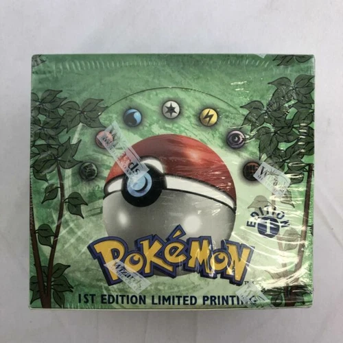 Pokemon 1st Edition Factory Sealed Jungle Booster Box WOTC English 1999
