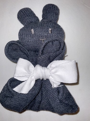 Barefoot Dreams Baby Buddle Waffle Blue 15 x 17 - Picture 7 of 7