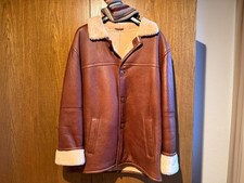 Milestone Lammfelljacke Lederjacke Winterjack...
