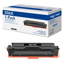 206X BK Toner Cartridges For HP 206A Color Laserjet Pro M283fdw M283cdw M255dw