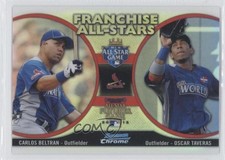 2012 Bowman Chrome Franchise All-Stars Carlos Beltran Oscar Taveras #FAS-BT 8g3