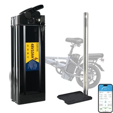 48V 10Ah Folding Ebike Electric Lithium Battery For 200W-1000W Motor 20A BMS