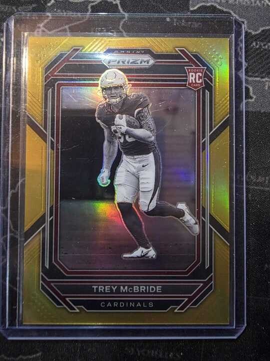 2022 Panini Prizm - Trey McBride #327 GOLD 9/10 (RC)