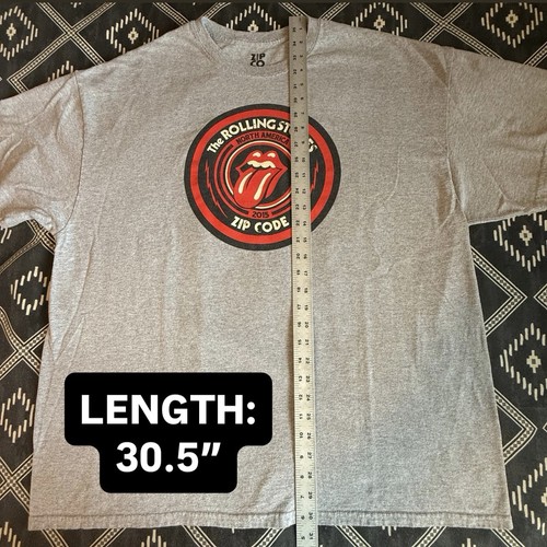 ROLLING STONES Zip Code Tour 2015 Licensed Concert T-Shirt. 2XL Preowned NV - Bild 12 von 14