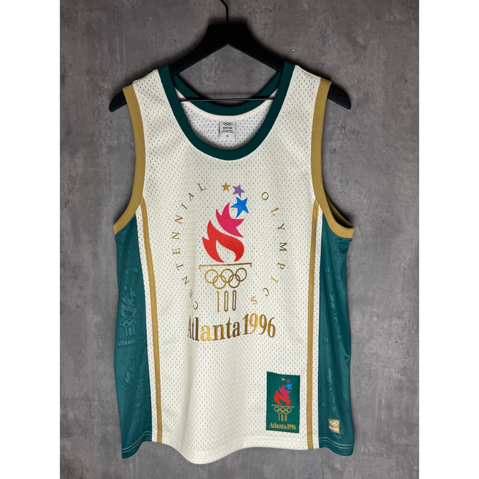 1996 Atlanta Olympics USA Heritage Tank Top Medium NWOT Vintage-image