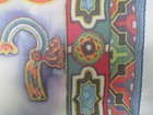 Armenian Alphabet Gold Illumination Tradition Colorful Wall Hanging 57" x 26" — photo 8
