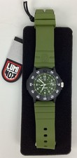 Luminox Original Navy Seal EVO Military Rubber Band Green Watch