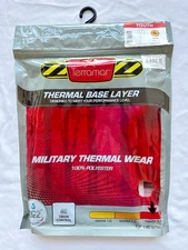 NWT YOUTH TERRAMAR THERMAL MILITARY BASE LAYER 3.0 SMALL 6/8 RAVEN PANTS