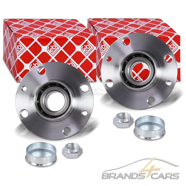 Febi 2X Radlager Hinten FÜR Alfa Romeo 145 146 Mito Citroen C3 C4 Cactus Nemo-image
