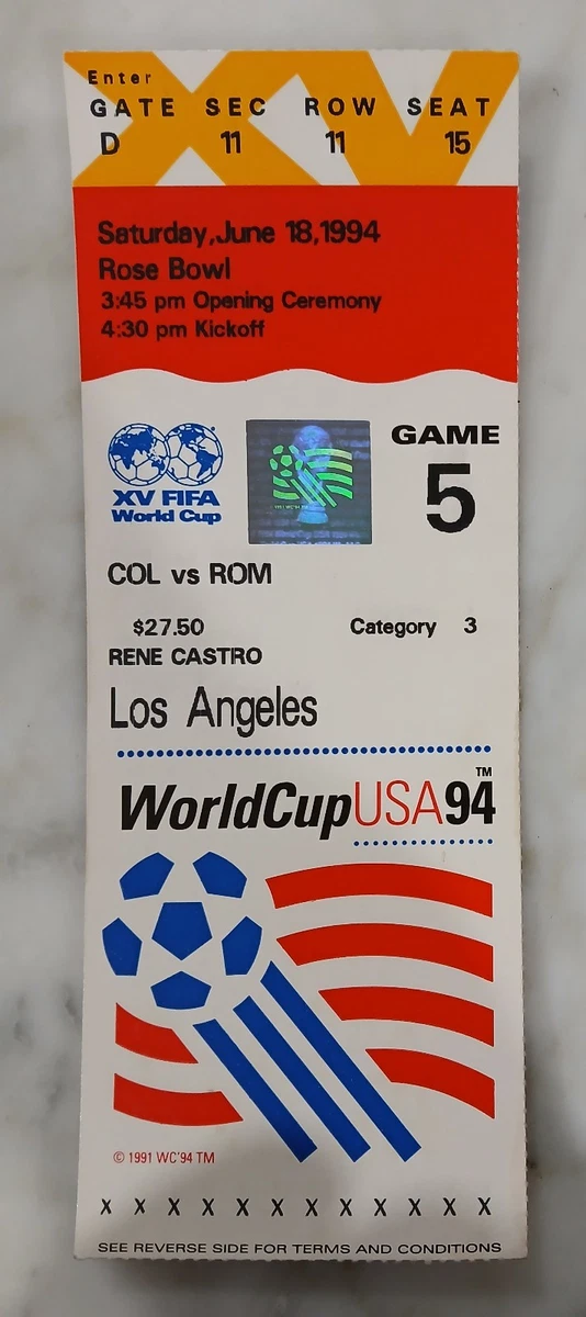 Soccer Original Vintage Sports Memorabilia 1994 for sale | eBay