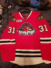 Rockford Icehogs Team Issued Jersey #31  Niemi