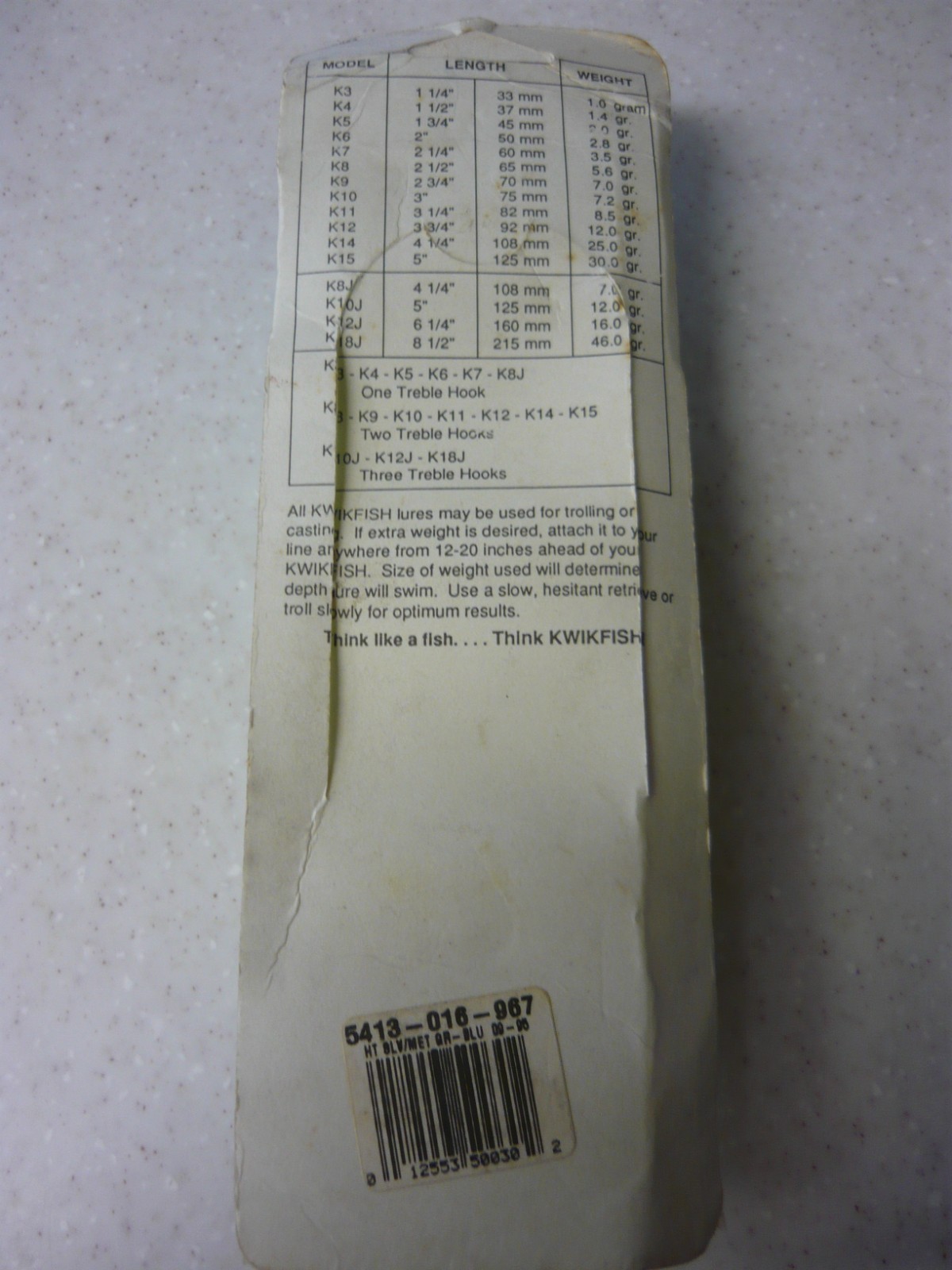 Luhr Jensen Kwikfish K16 Pre Rapala Lure NIP - Image 5