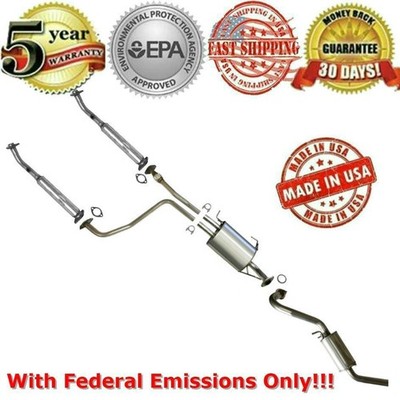Muffler Resonator Exhaust Sys for Nissan Pathfinder 96-00 with Federal Emissions