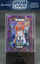 2024 Panini Prizm Draft Picks #115 Nate Wiggins Purple Ice #/149 Clemson Tigers
