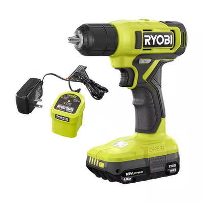 #ad #ad RYOBI ONE 18V Cordless 3 8 in. Drill Driver Kit with 1.5 Ah Battery and Charger $28.00