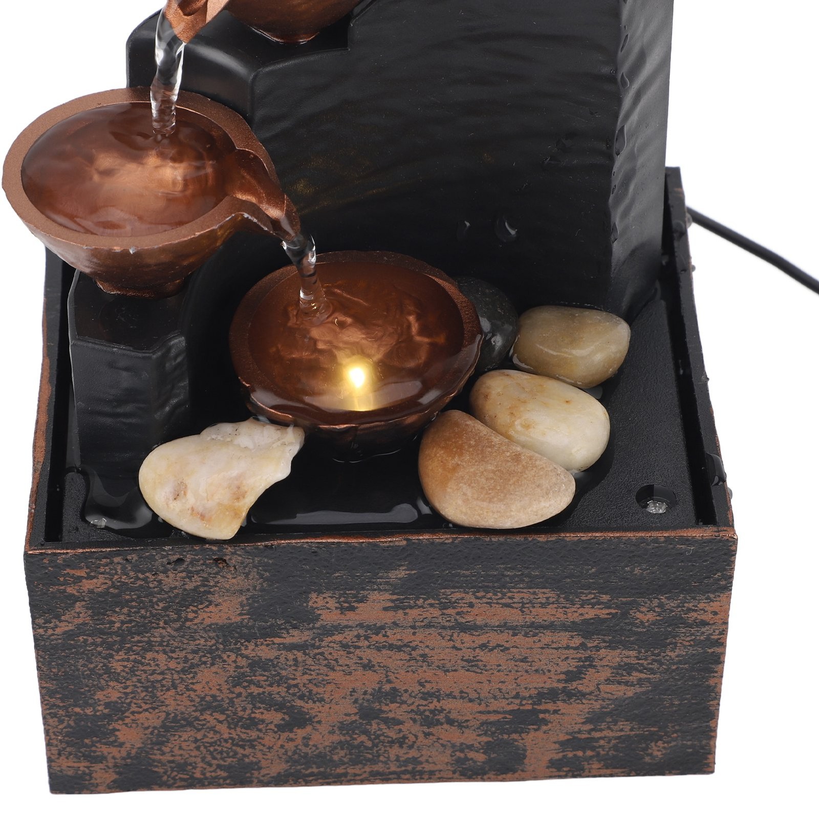 HG USB Tabletop Water Fountain Wealth Attracting Feng Shui Running Water Hot New