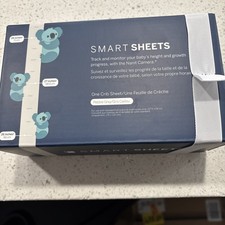 BRAND NEW Nanit Smart Sheets One Crib Sheet Pebble Grey Track Baby Height Growth