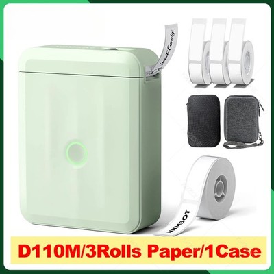 Upgraded Version Thermal Label Printer Portable Smart Maker With Tape Home Lot