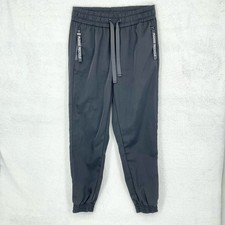 Zara TRF Recycled Jogging Trousers Women M Black Athleisure Pants Polyester