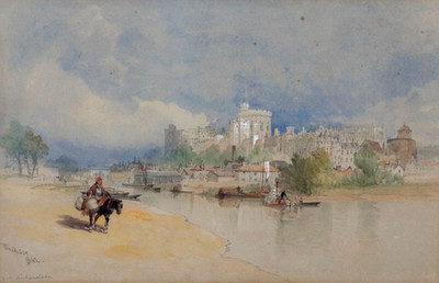 Thomas Miles Richardson Senior (1784-1848) - Windsor Castle Ex Leger Galleries