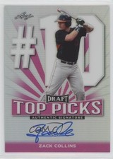 2016 Leaf Metal Draft Top Picks Auto Pink 1/10 Zack Collins #TP-ZC1 Auto a2v