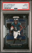 2021 Chronicles #PB-8 Devonta Smith Prizm Black Rookie PSA 10 GEM MINT RC